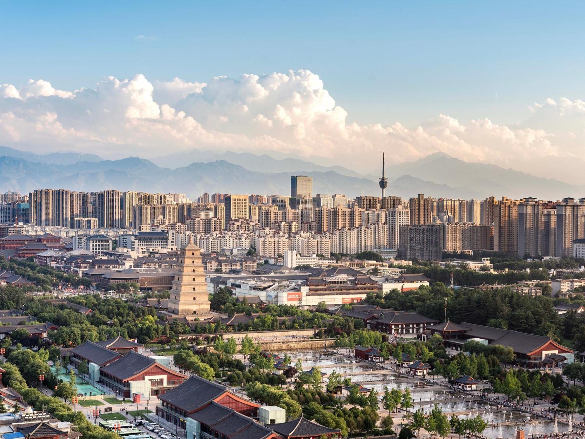 Campanile Hotel Xi'An Dayan Pagoda Datang Night City Hotel ภายนอก รูปภาพ