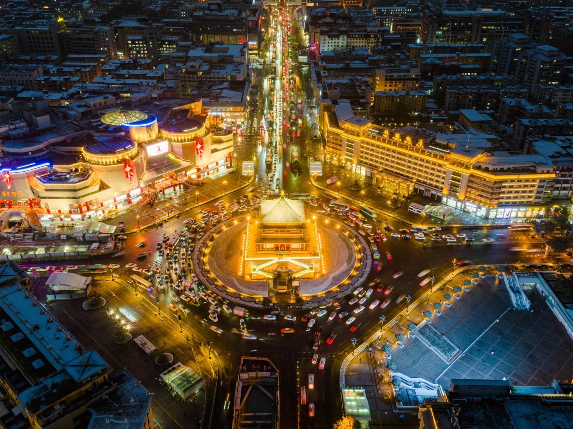 Campanile Hotel Xi'An Dayan Pagoda Datang Night City Hotel ภายนอก รูปภาพ